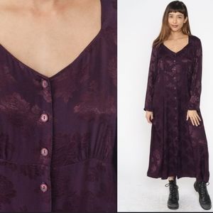 Vintage Plum Dress